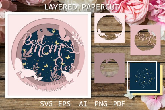Best Mom Ever SVG Card: Crafts and Graphics Review