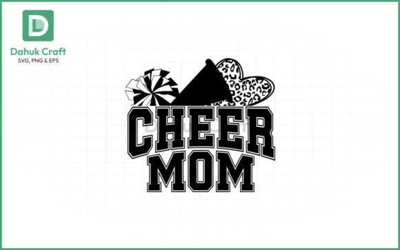 Cheer Mom Megaphone Graphics for Crafts & Blogs