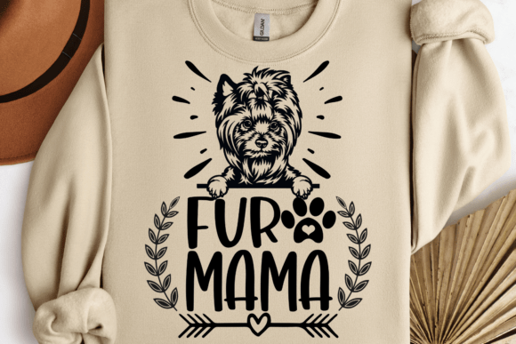 Fur Mama SVG & Dog Mom Quotes for Crafts and Graphics