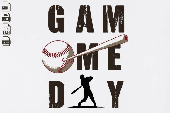 Game Day Baseball Vibes: Graphics for Crafts