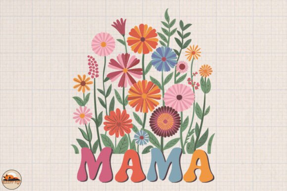 Mama Wildflowers Graphics for Crafts and Blogs