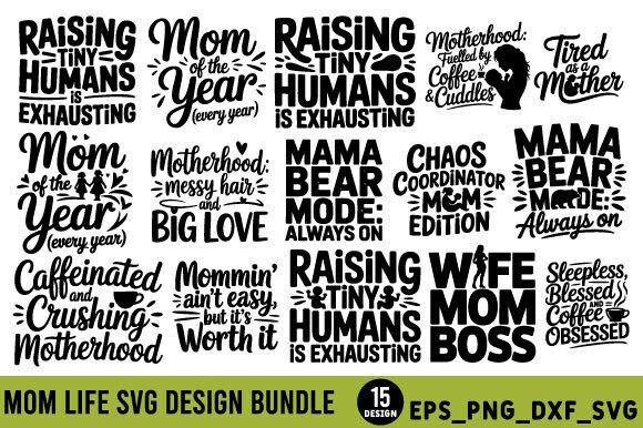 Mom Life SVG Bundle: Crafts & Graphics Review