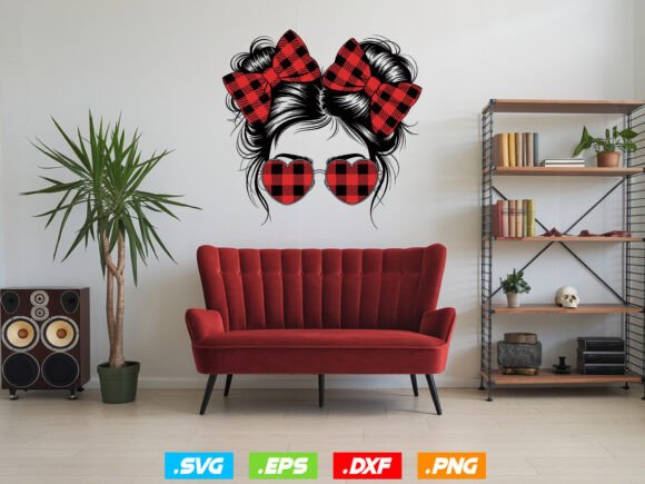 Mom Messy Buns SVG: Quirky Graphics for Crafts