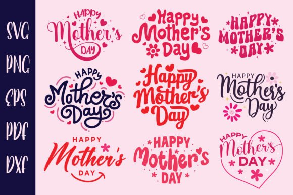 Mother's Day SVG Bundle: Graphics for Crafts