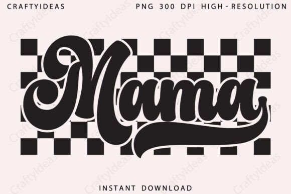 Retro Checkered Mama SVG: A Designer's Stitch Review
