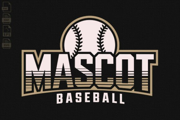 Striped Baseball SVG: Graphics for Crafts & Moms