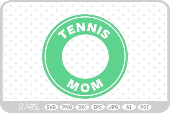 Tennis Mom Circle: Graphics for Crafts & Blogs