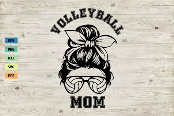 Volleyball Mom Shirt SVG Messy Bun SVG Review